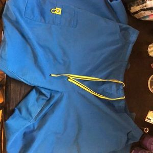 Wonder wink royal blue 2x scrub set